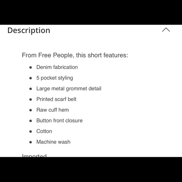 🚫SOLD🚫Free People Shorts - Picture 6 of 6